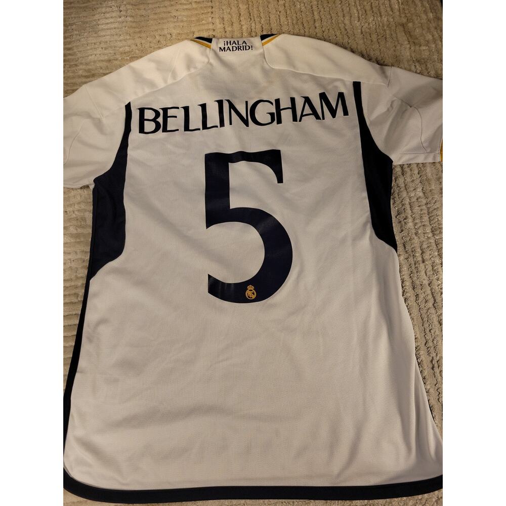 Adidas Bellingham Real Madrid Soccer Shirt Jersey futbol Men Medium Adult Spain - Picture 9 of 10